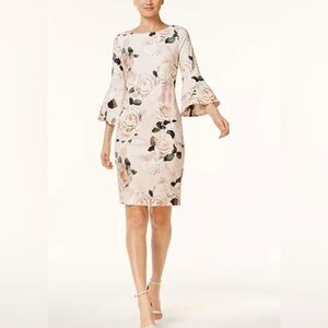 Floral Bell Sleeve Dress